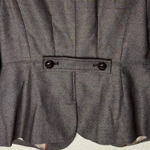 Banana Republic Brown Blazer single breasted button front women's 6 w/pockets - Picture 15 of 16